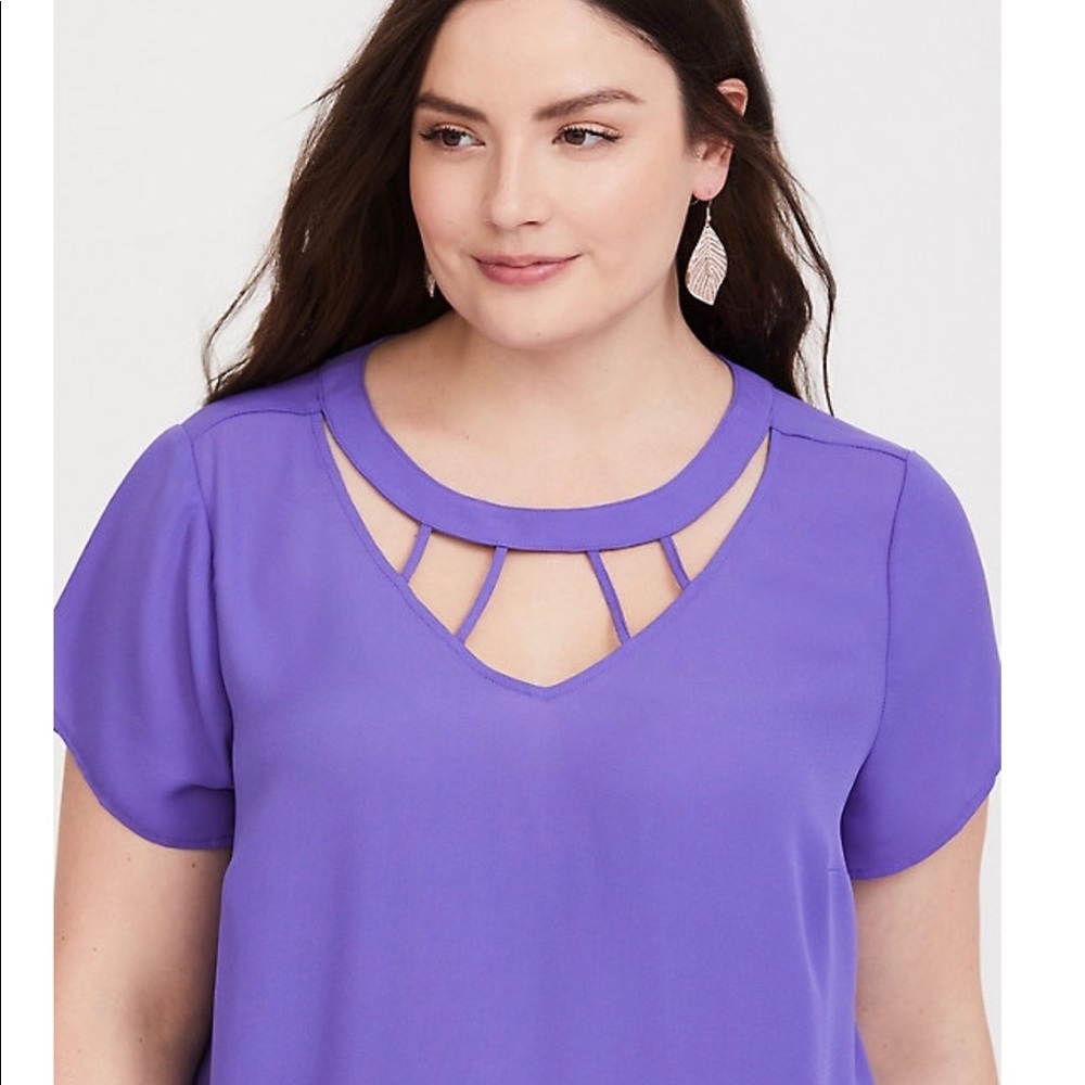 Lavender blouse
